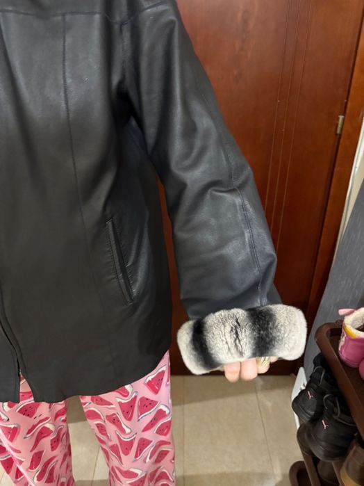 Кожено яке с две лица