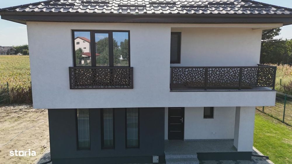 Casă nouă 4 camere Bolintin Vale  încălzire în pardoseală teren 320 mp