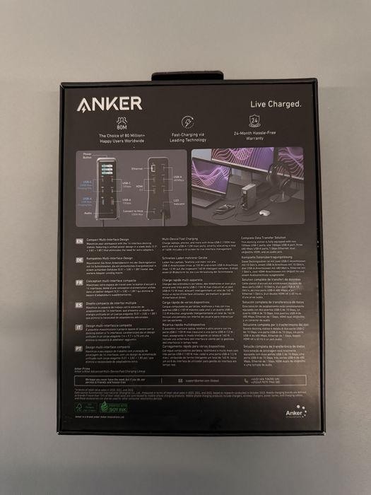 Anker Prime Charging Docking Station (14-in-1, Dual Display, 160W)