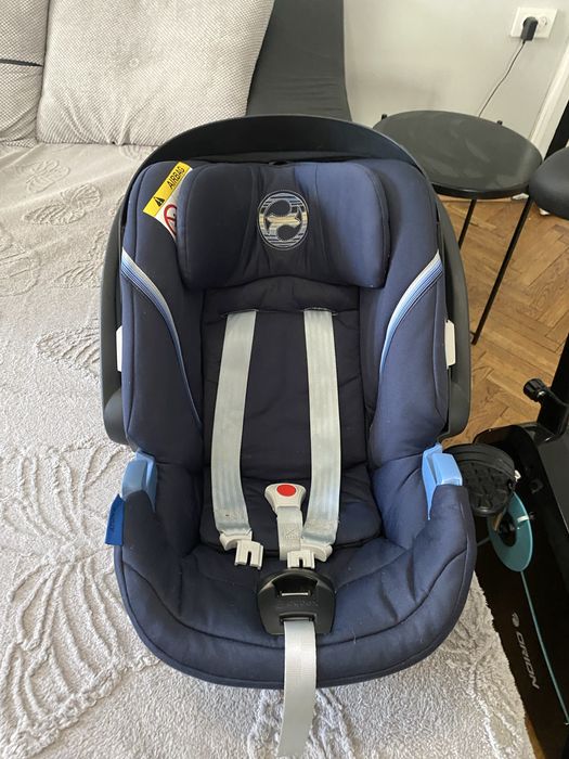 За близнаци 2бр Стол за кола Cybex Aton 5 + Адаптер +Дъждобран