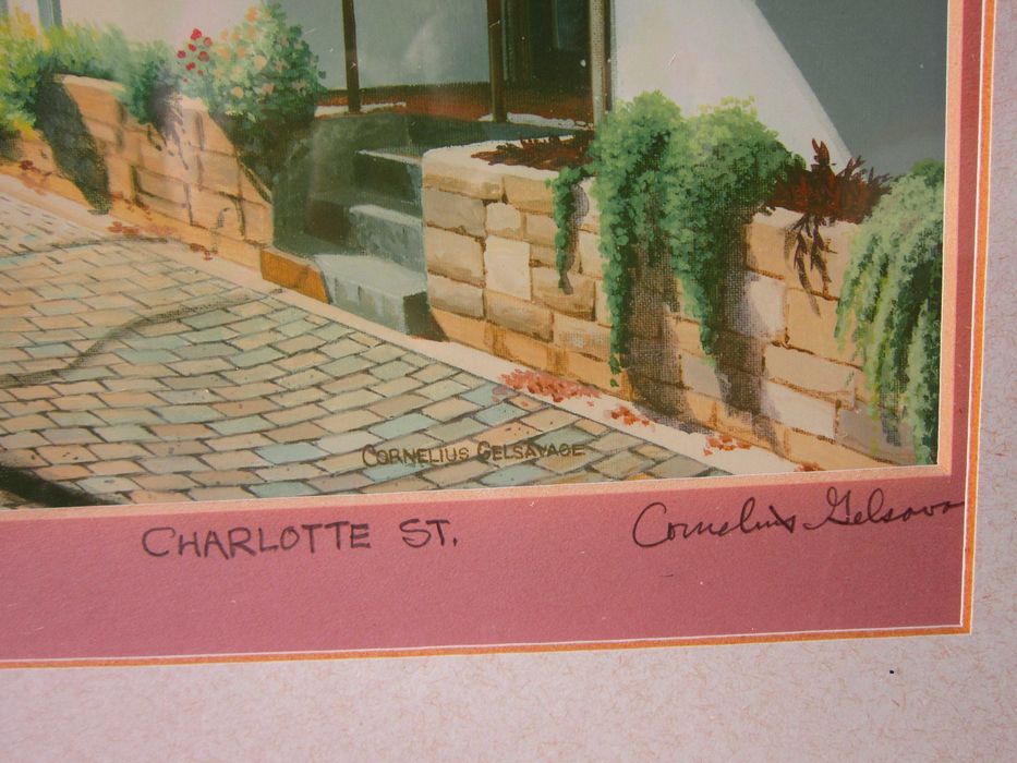 cadou rar Str.Charlotte,St Augustine Florida-Cornelius Gelsavage