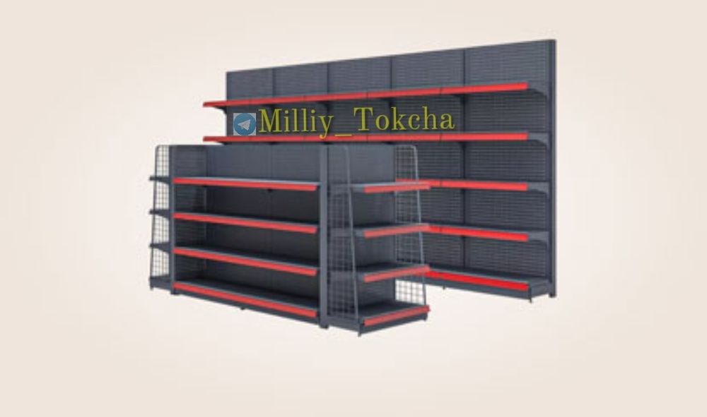 Торговые стеллажи, Supermarketlar uchun metal jihozlar, pirlavka