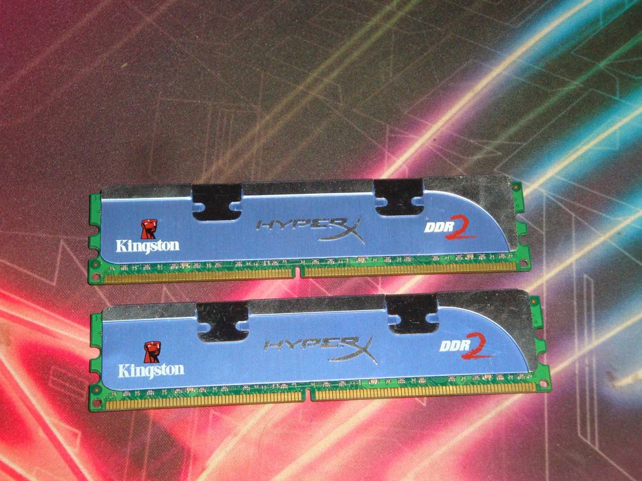 kit memorii ram DDR2 Kingston HyperX 8GB 4x 2Gb 1066Mhz colectie retro
