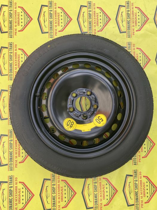 Roata de rezerva îngustă slim originala v40 - XC Volvo 115/90/16 5x108