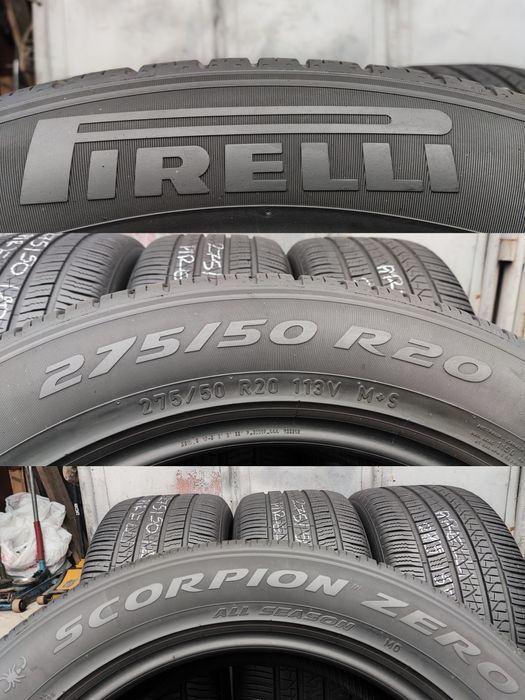4бр. всесезонни гуми 275/50/20 Pirelli Scorpion All Season M+S,