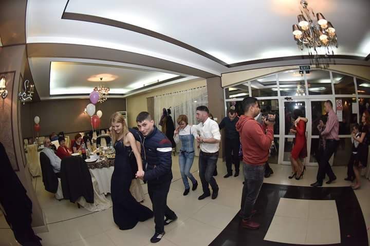 Rochie lunga bleumarin