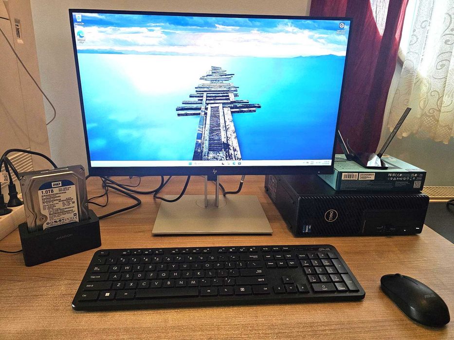 Sistem Dell Precision 3460 i7-13700 + monitor HP 23” + periferice – CA NOU (sau separat)