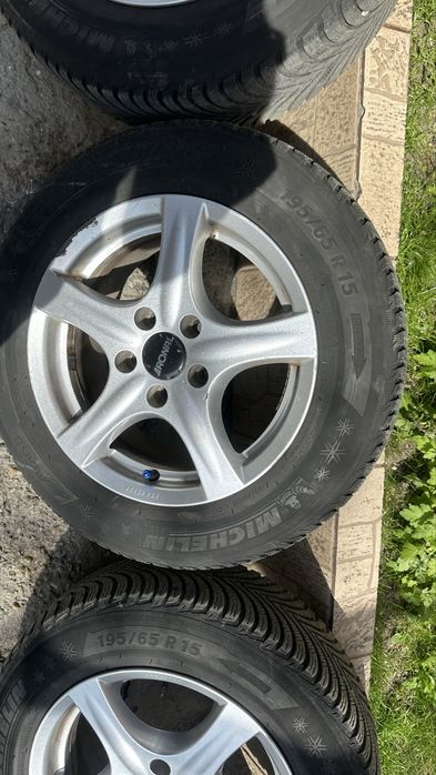 Jante VW / skoda / seat r 15” Cauciucuri bune 5x112