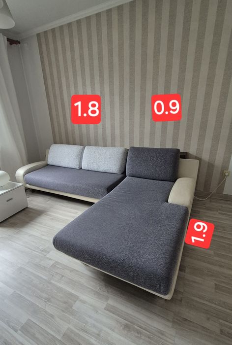 Диван угловой 2.7х1.9 м