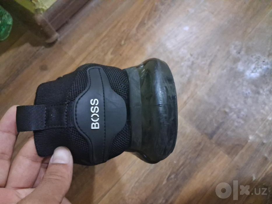 Кроссовки BOSS мужские, оригинал, чёрные