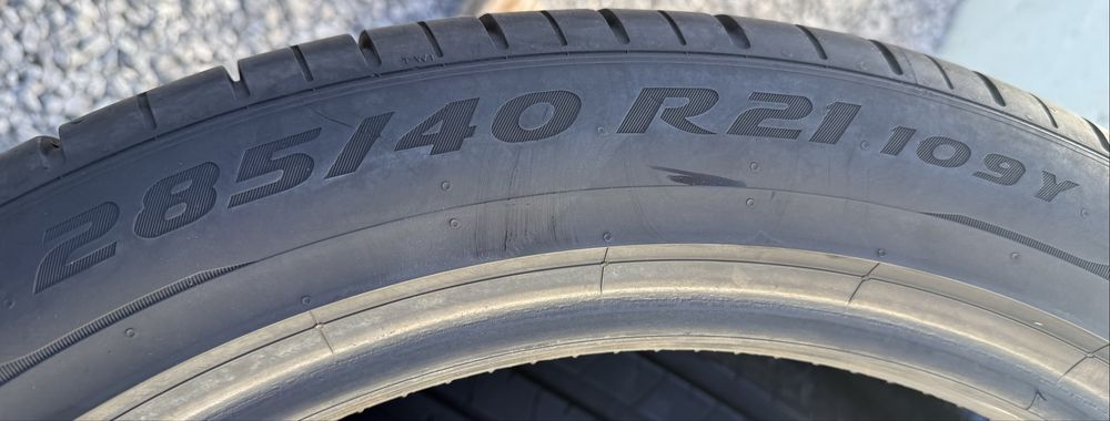 4бр 285/40/21 на 6,8мм с 19дот Пирели П-Зиро