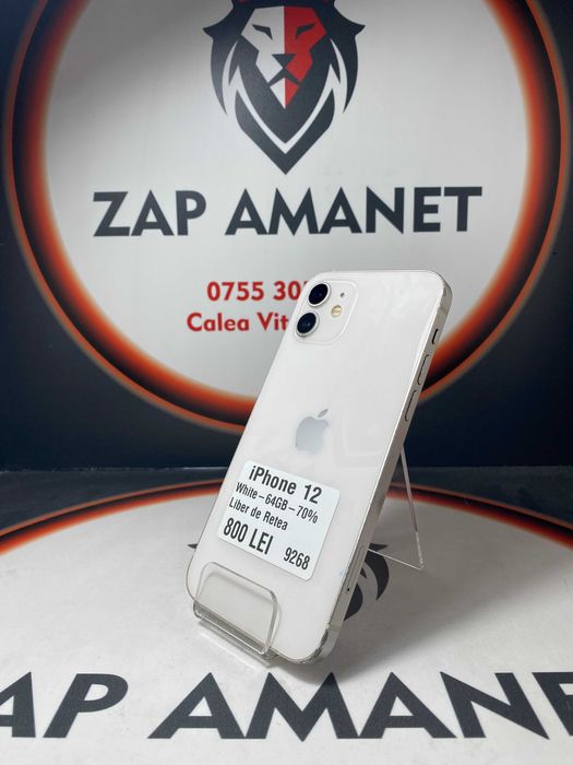 Zap Amanet Vitan - iPhone 12 - White - 64Gb -70%