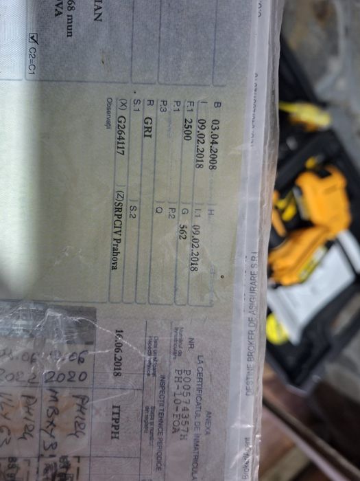 Platforma auto 2500kg