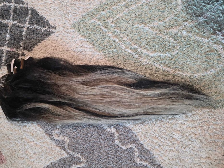 Естествена коса на стикери