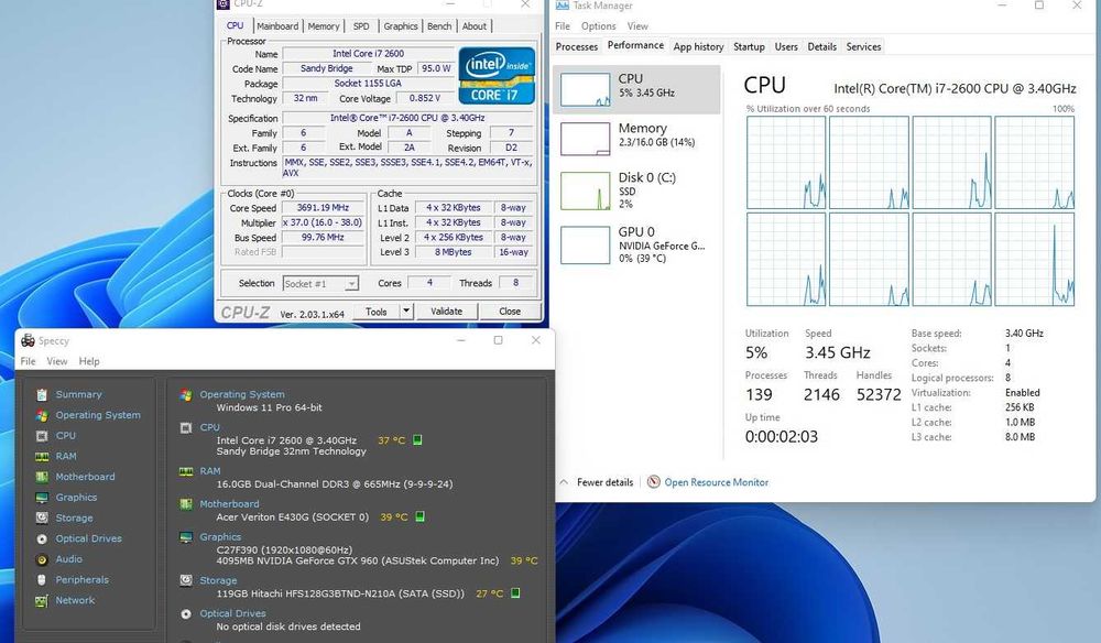 Procesor I7 2600 socket 1155