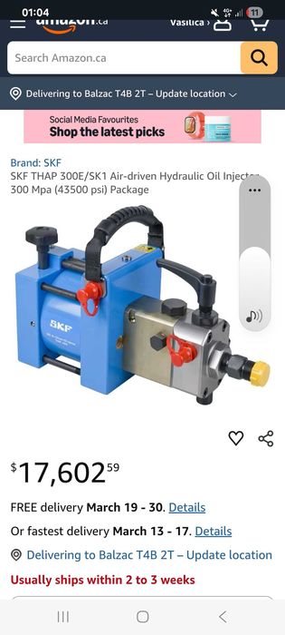 Pompa HidraulicaSKF THAP 300 - 3000 bari