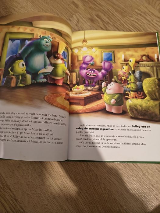 Carte...carte Universitatea Monștrilor editura egmont colecția filmelor Disney