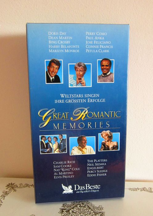 Rar 3 casete audio Great Romantic Memories Superstars 1988 Germania