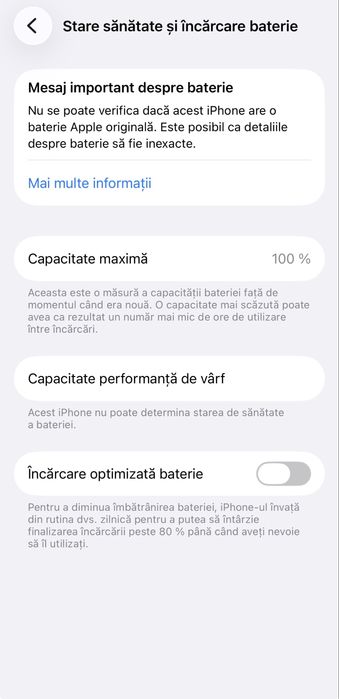 Vand/Schimb Iphone 13 , 128GB , baterie 100% neoriginala