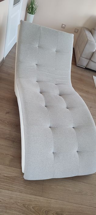 Лежанка, текстил, кожа