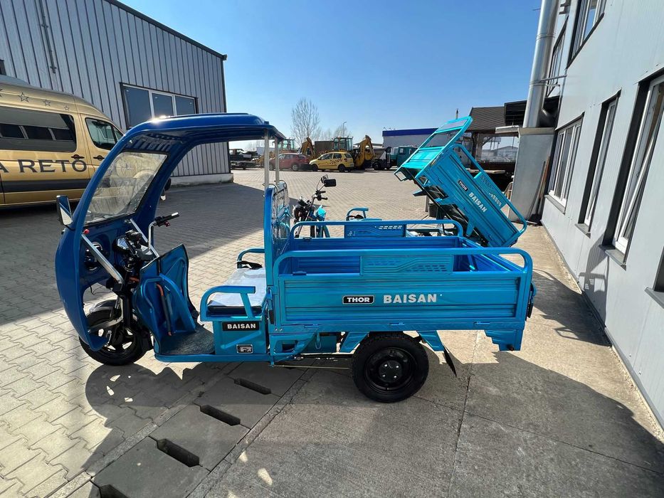 Triciclu electric Thor Baisan Plus Cab nou Agramix