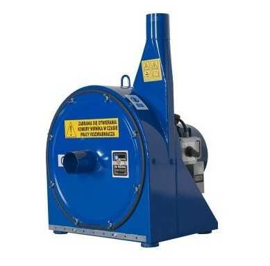 Moara cu aspiratie DOZAMECH 18.5 KW, HARDOX, 1400-2000 kg/oră, Polonia NOU Garantie 24 luni Livrare rapida