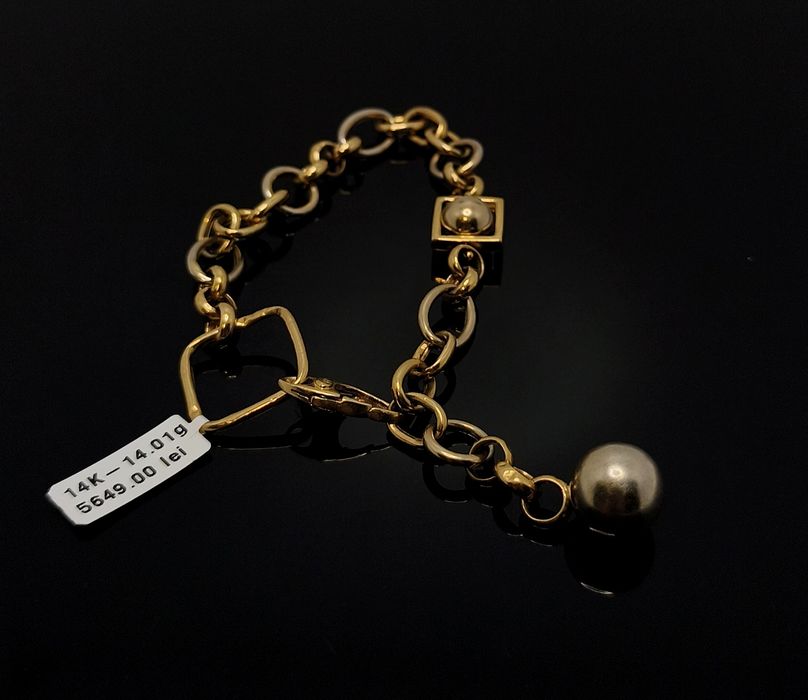 Bijuteria Royal bratara din aur 14k 14.01 gr