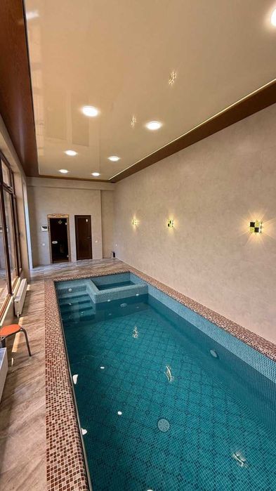 Казиработ‼️Продается Новый Дом 4 сотки | 6 ком| 350² | Бассейн | ЦЕНТР