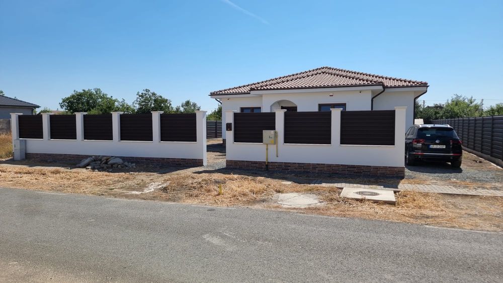 Gard din tabla cutata model T18 dublu vopsit (mat pe ambele parti)