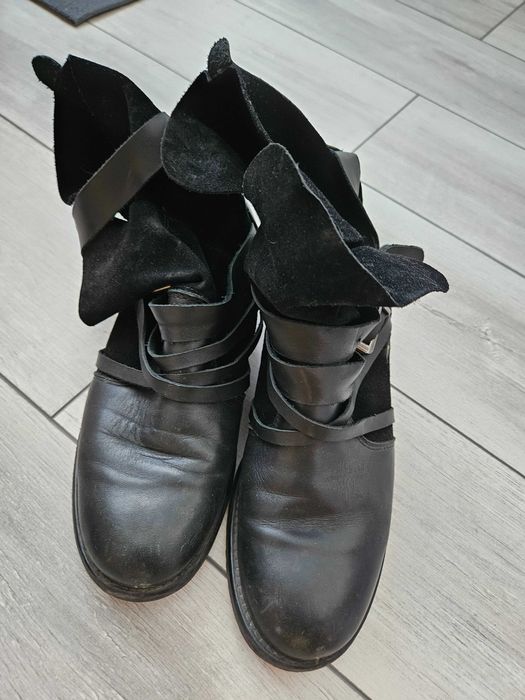 Cizme din piele, mărimea 37