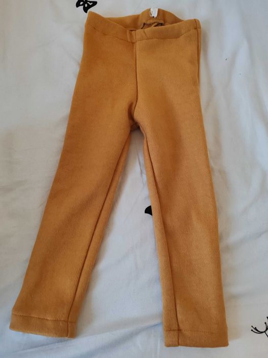 Colanți muștar lână INimioara