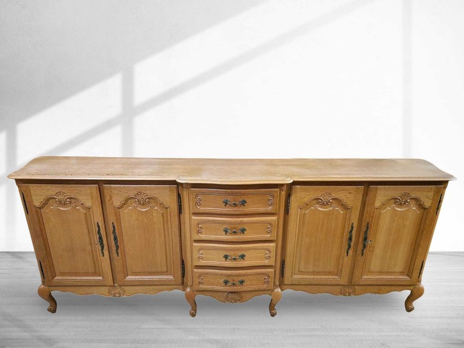 Контрабюфет дресоар от дъбов масив в стил "ЛУИ XV"