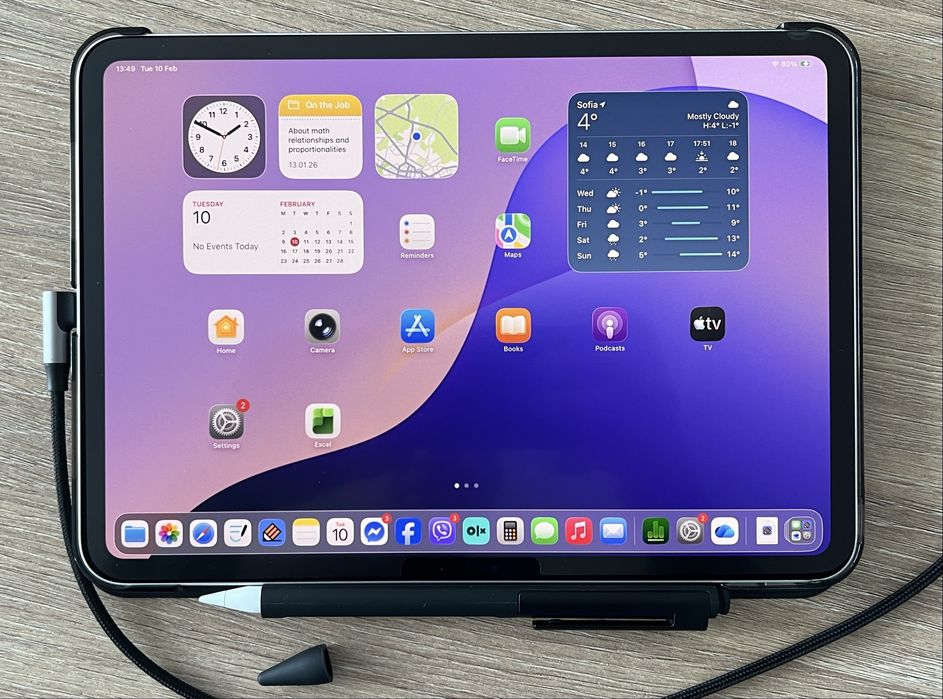 iPad Pro 11 inch M4 256 GB гаранция, застраховка и обратно изкупуване.