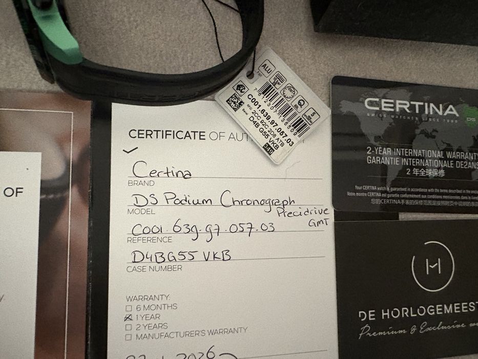 Certina Ds Podium Chronograph Precidrive