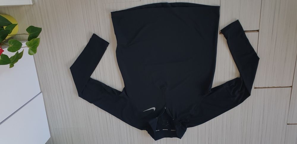 Nike Running Dri - Fit Stretch 3/4 Zip / M НОВО! ОРИГИНАЛ Мъжка  Блуза