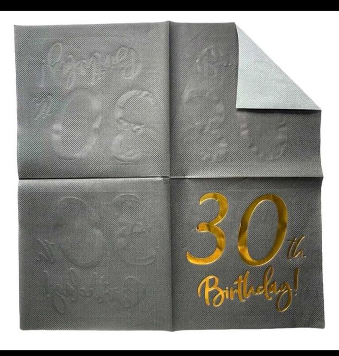Салфетки 30 birthday