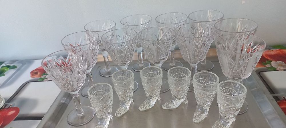 Фужеры хрустальные советские