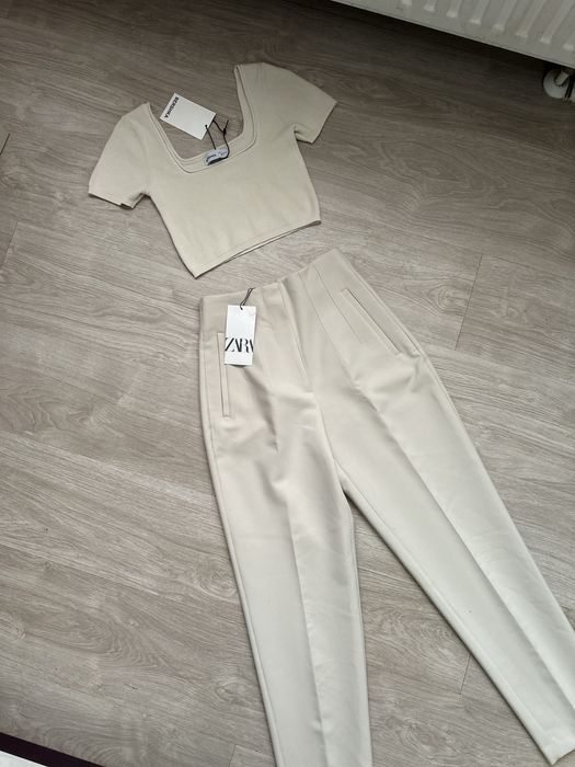 Плетена кроп блуза Bershka – НОВА