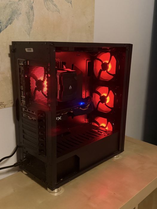 PC Gaming i3 10100F + RX 580 xfx 4GB – ssd NVMe – Cooler Nou