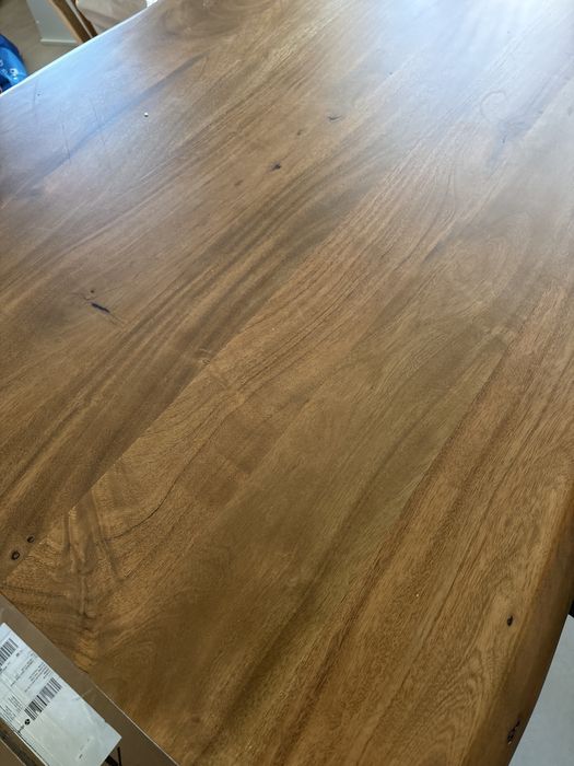 Masa din lemn masiv 160x100 zgariata