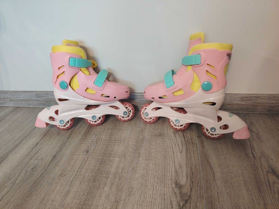 Детски комбинирани ролери и ролкови кънки, Номер 27-30, HELLO KITTY