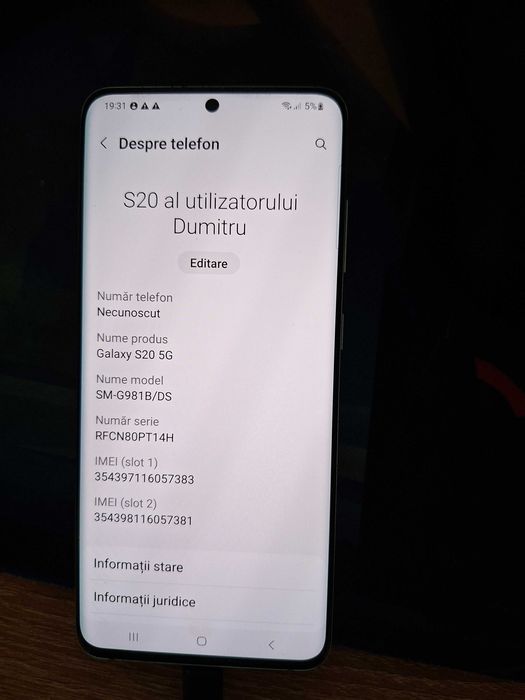Vind samsung  s20 5g