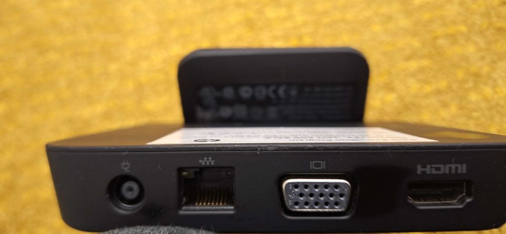 Docking Station HP ElitePad (cu alimentator) USB, HDMI, Ethernet, Audio – Funcțional 100% / Defect estetic