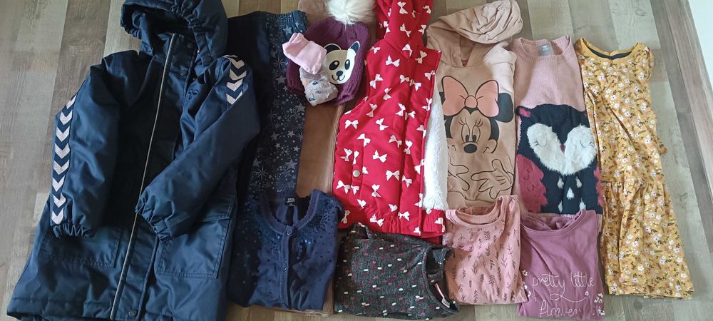 Сет есен-зима 110-116см,зимно яке HUMMEL