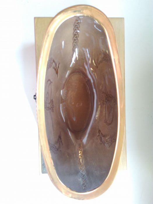 Декоративна купа, Paşabahçe luxury ottomans, ръчно рисувана