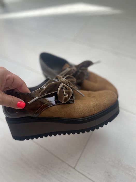 Обувки от естествена кожа, номер 36 и 35