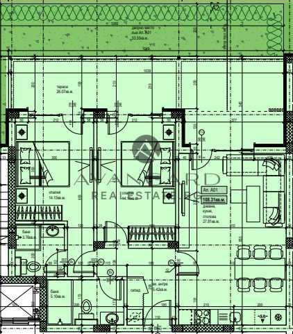 Продава се Тристаен апартамент в Пловдив, Прослав - 126 кв.м за 679 €/кв.м - Снимка #2