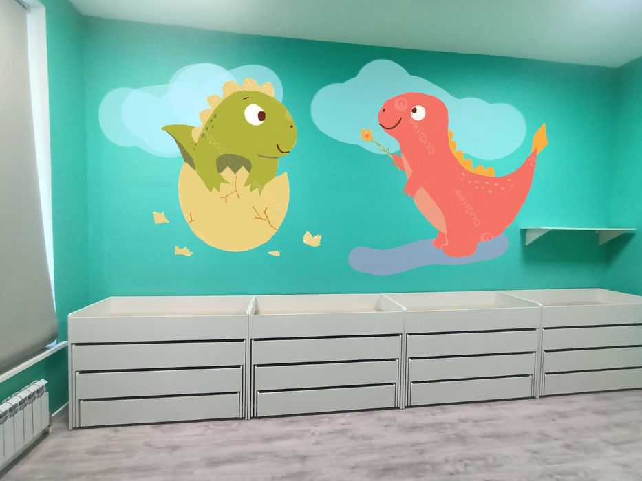 Роспись стен Астана и РК, художник, мурал, граффити