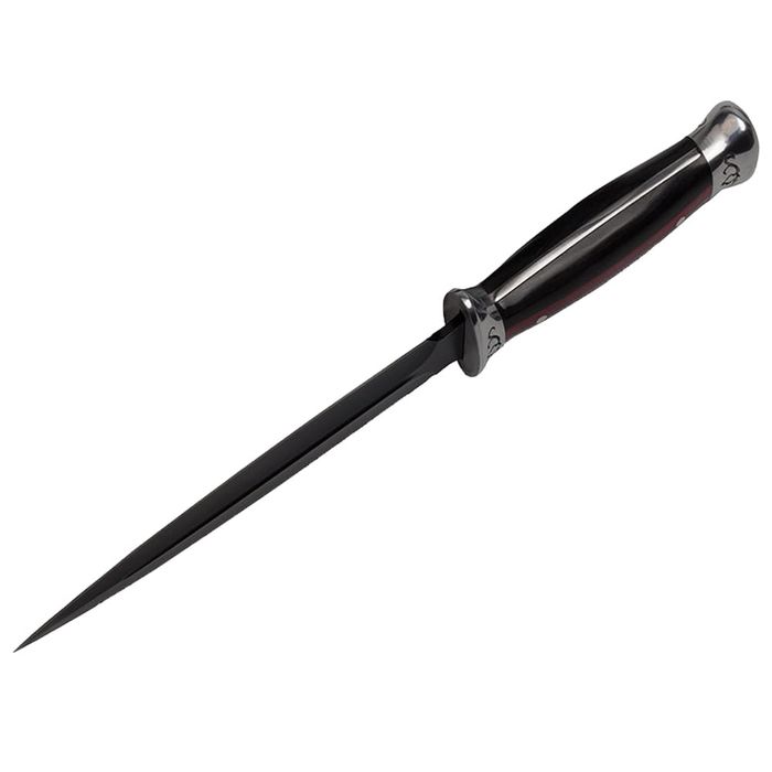 Cutit vanatoare IdeallStore®, Widow Blade, 30 cm, negru, teaca inclusa