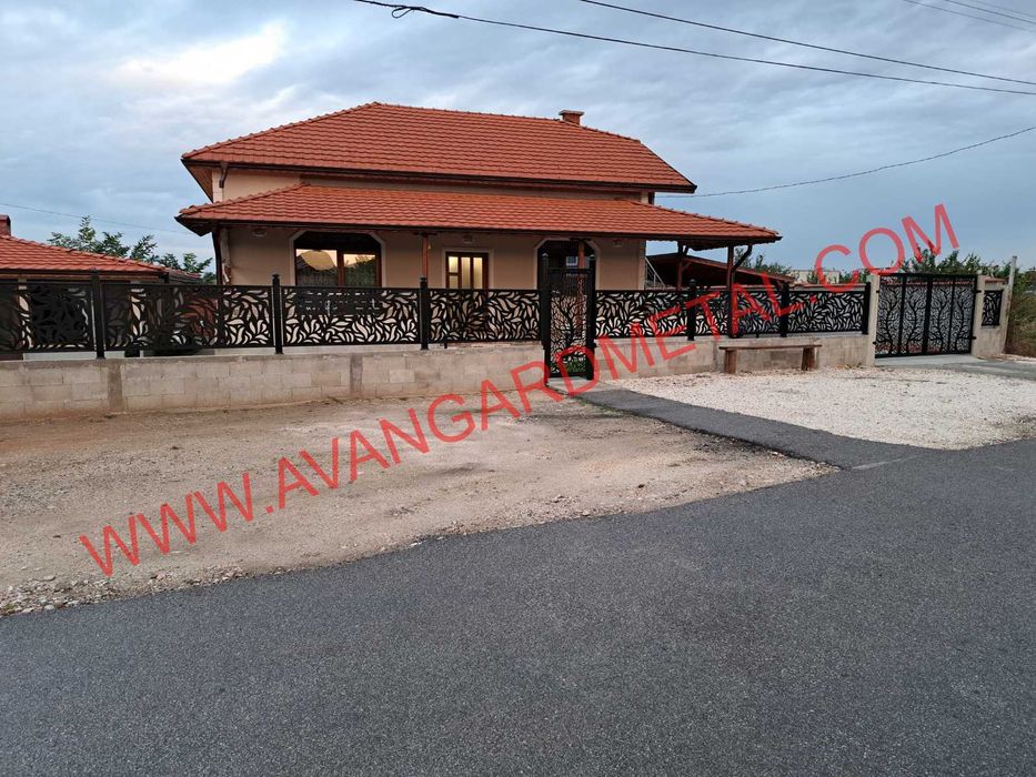 Лазерно рязане на метални решетки за врати огради и други